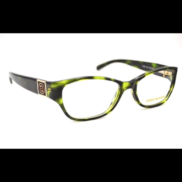Tory Burch Glasses Frames TY2022 Green Tortoise - Picture 4 of 5